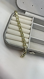 14K ALTIN KAPLAMA ÇELİK BİLEKLİK