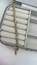 14K ALTIN KAPLAMA ÇELİK BİLEKLİK