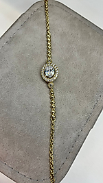 14K ALTIN KAPLAMA ÇELİK BİLEKLİK