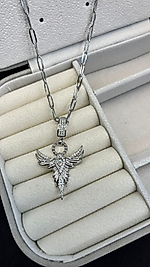 ÇELİK ANKA KUŞU KOLYE