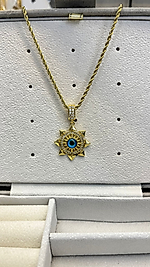 ÇELİK GÜNEŞ KOLYE