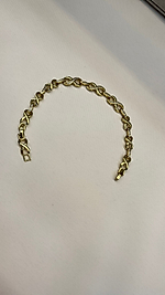 14K ALTIN KAPLAMA ÇELİK BİLEKLİK