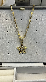 ÇELİK YILDIZ KOLYE