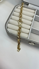 14K ALTIN KAPLAMA ÇELİK BİLEKLİK