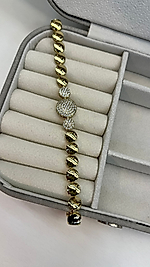 14K ALTIN KAPLAMA ÇELİK BİLEKLİK