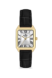 PLATIN KADIN DERİ KORDON  KOL  SAATİ