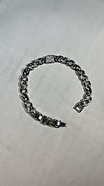 ÇELİK SİLVER TAŞLI BİLEKLİK