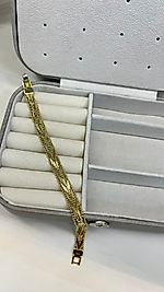 14K ALTIN KAPLAMA ÇELİK BİLEKLİK